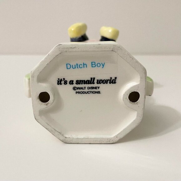Vintage Disney Its A Small World Dutch Boy Ceramic 6 Inch Tall - Picture 10 of 16